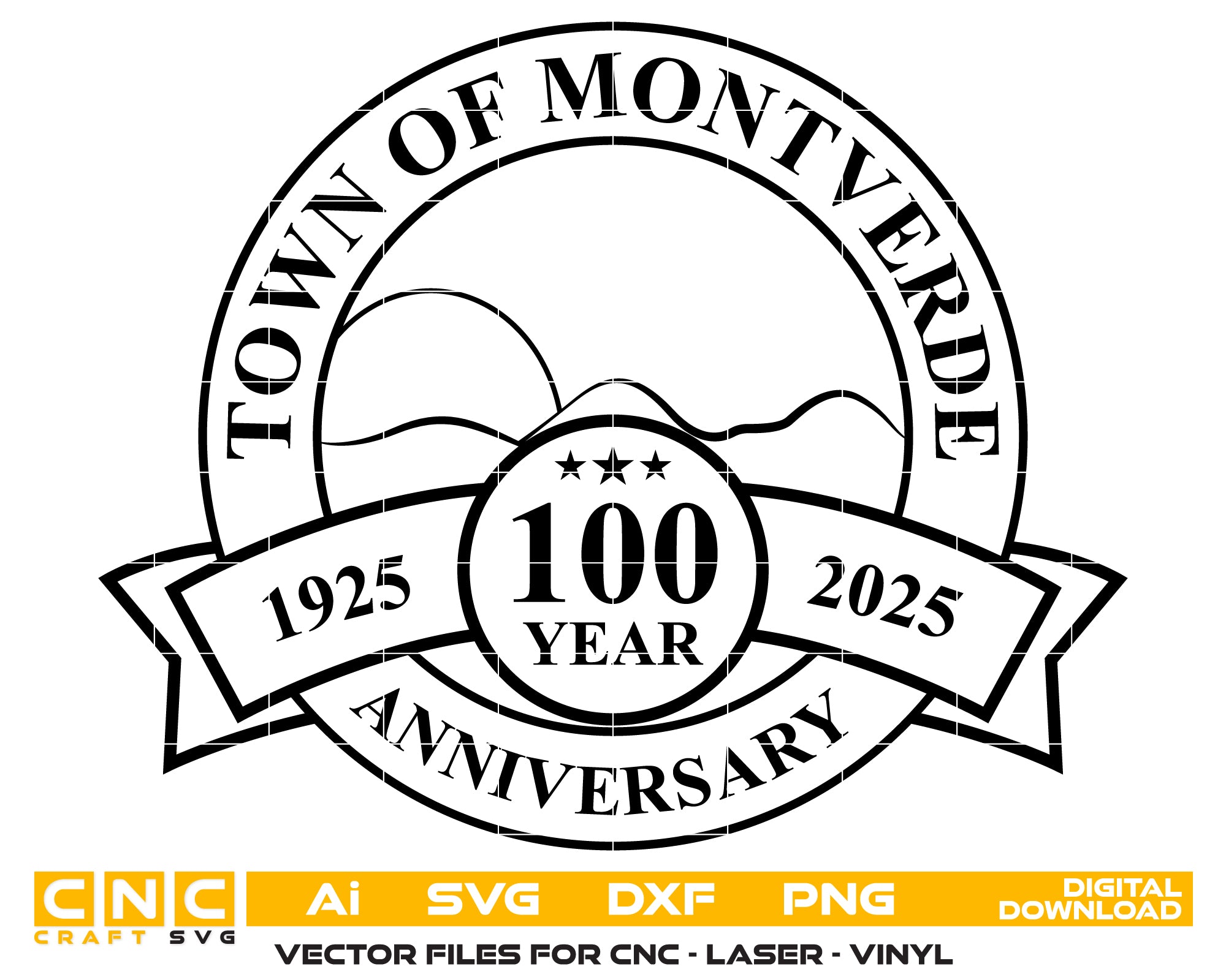 Town Of Montverde 100-year Anniversary Logo