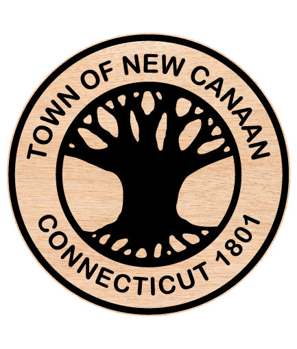 Town of New Canaan Seal SVG, New Canaan Connecticut Municipal Seal Vector, Official New Canaan Emblem, Town of New Canaan Government Seal SVG, Historic New Canaan Seal Vector File