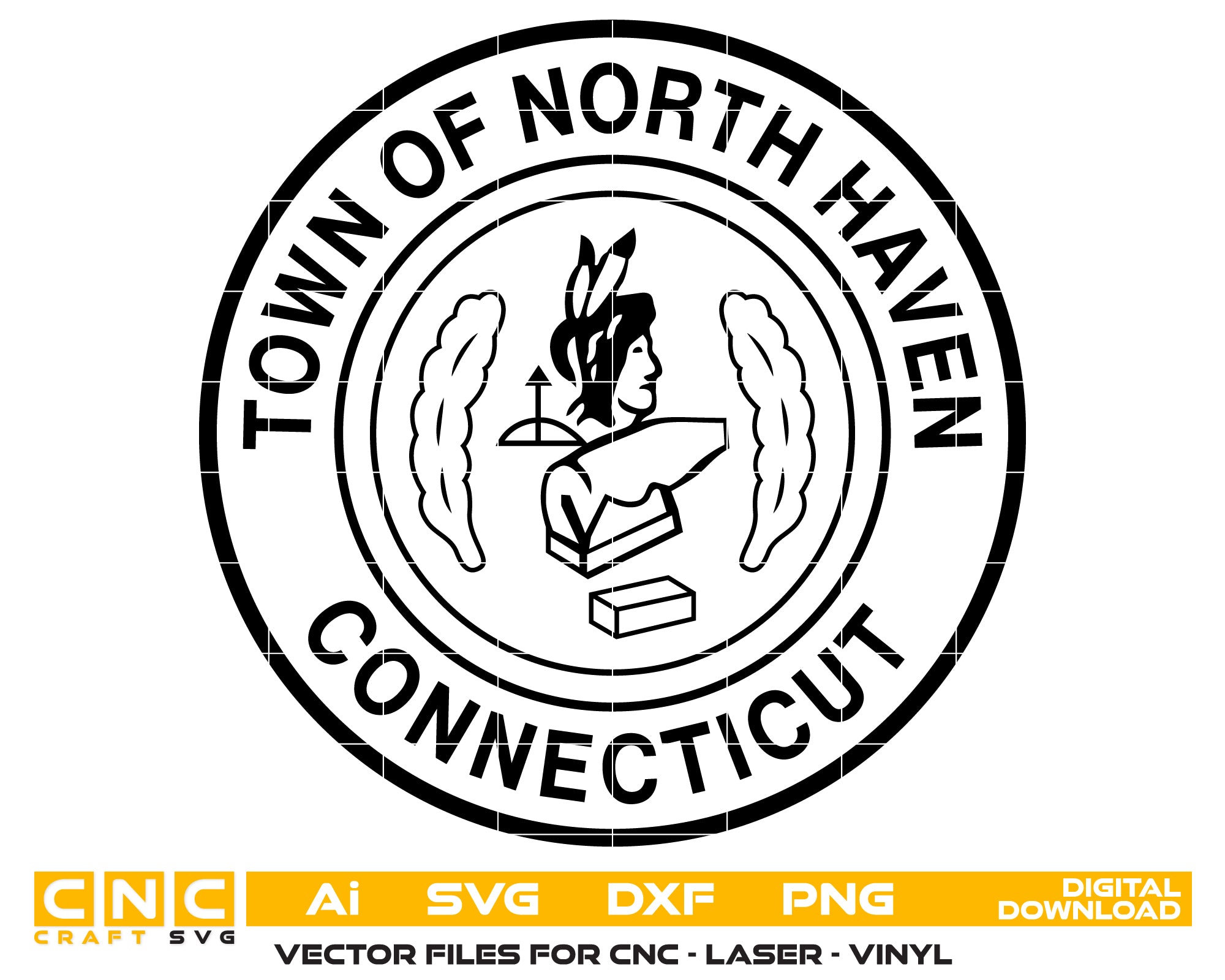 Town of North Haven Seal SVG
North Haven Town Seal Vector
North Haven Municipal Emblem Design
Town Seal SVG North Haven CT
North Haven Official Seal Emblem