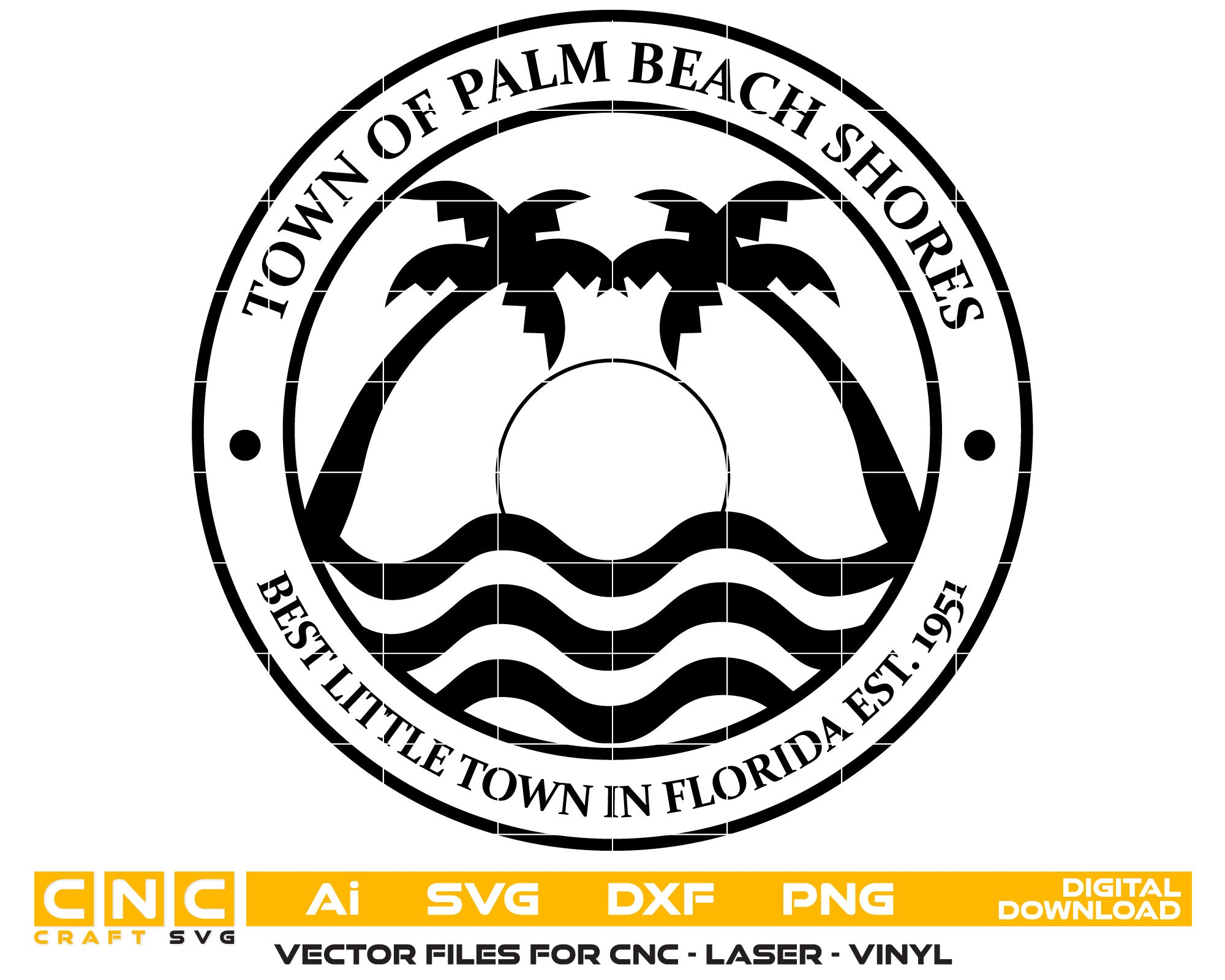 Town of Palm Beach Shores Seal, Florida