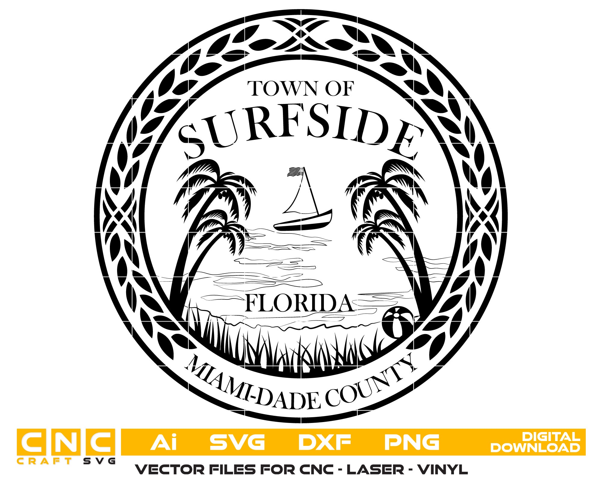 Town of Surfside Seal, Florida