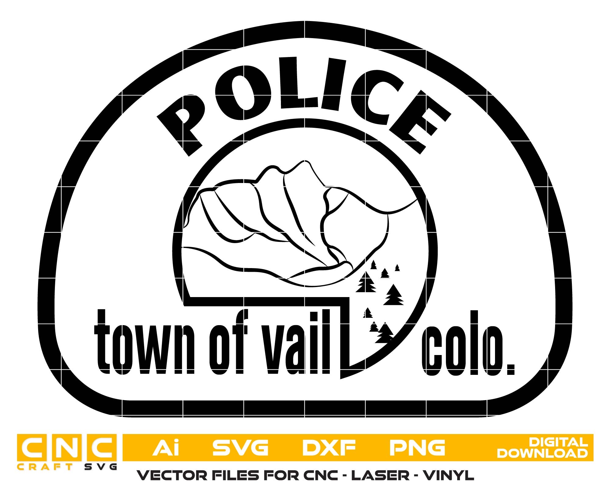 Town of Vail Police Patch, Colorado