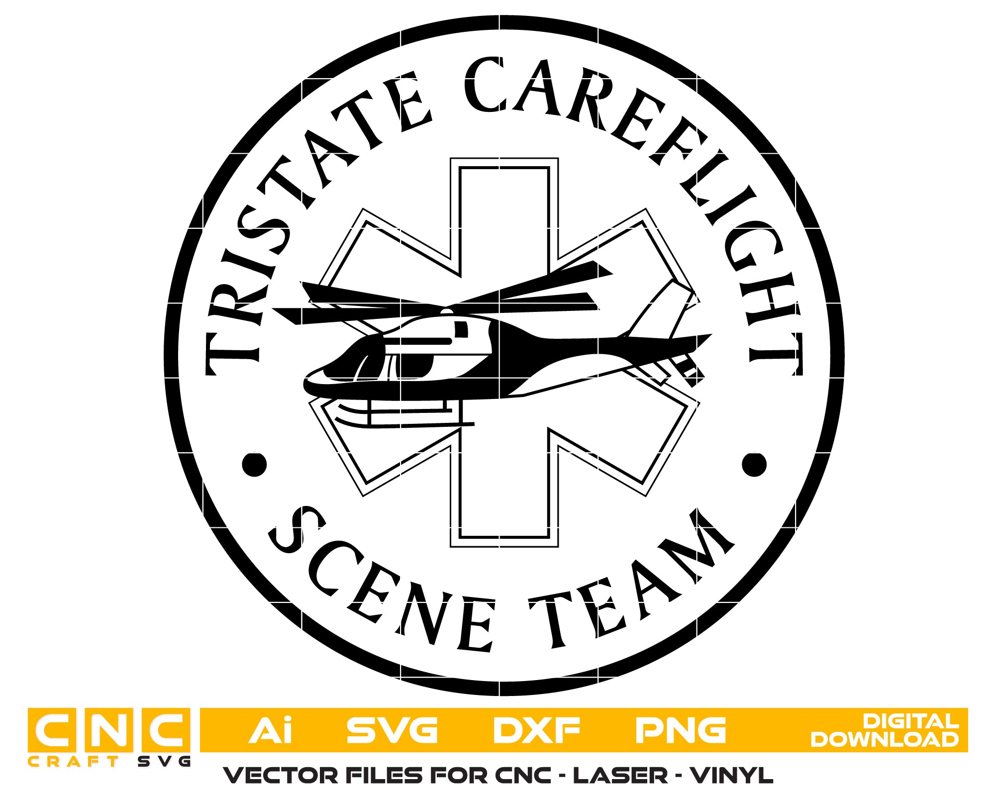 TriState Careflight Scene Team Patch, Colorado