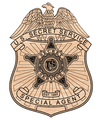 U.S. Secret Service Special Agent Badge SVG, Secret Service Badge Vector, Federal Law Enforcement Emblem SVG, Special Agent Badge Design, Secret Service Insignia