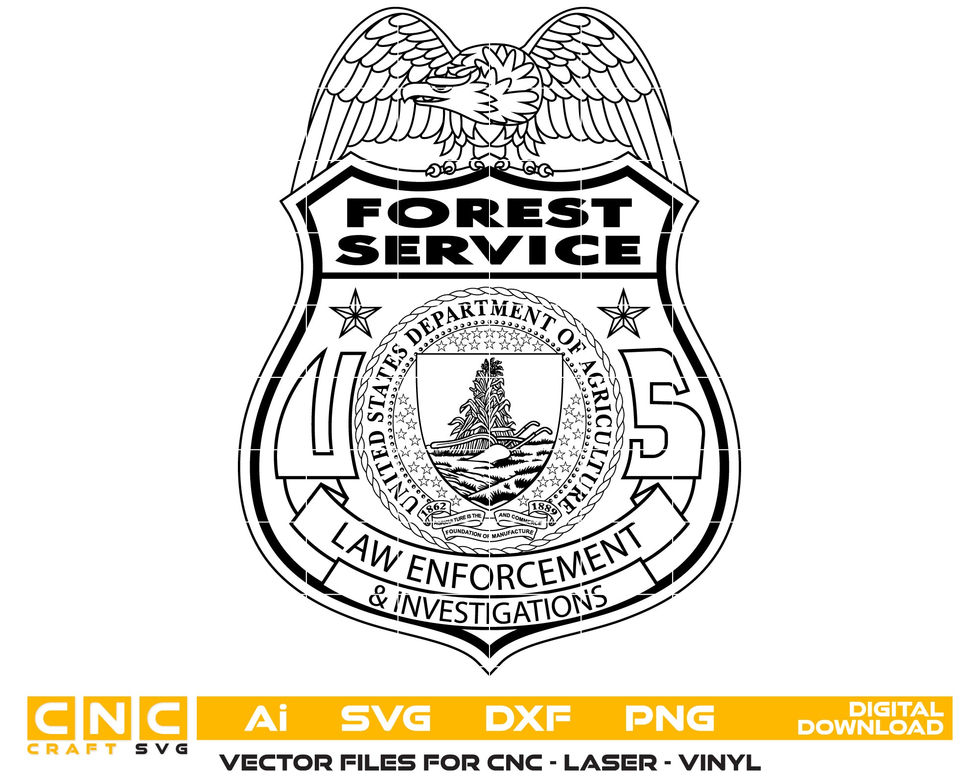 USDA Forest Service LEI Badge