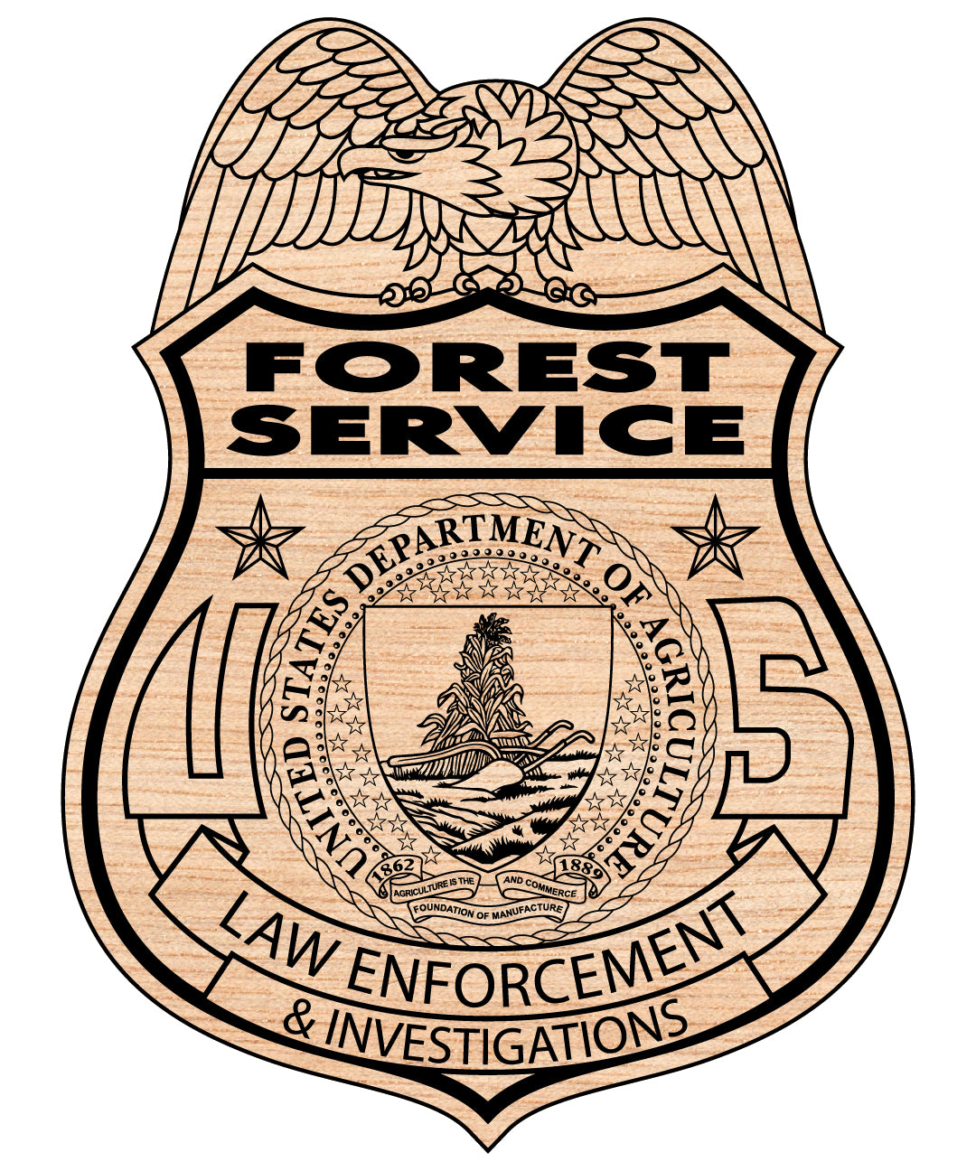USDA Forest Service LEI Badge