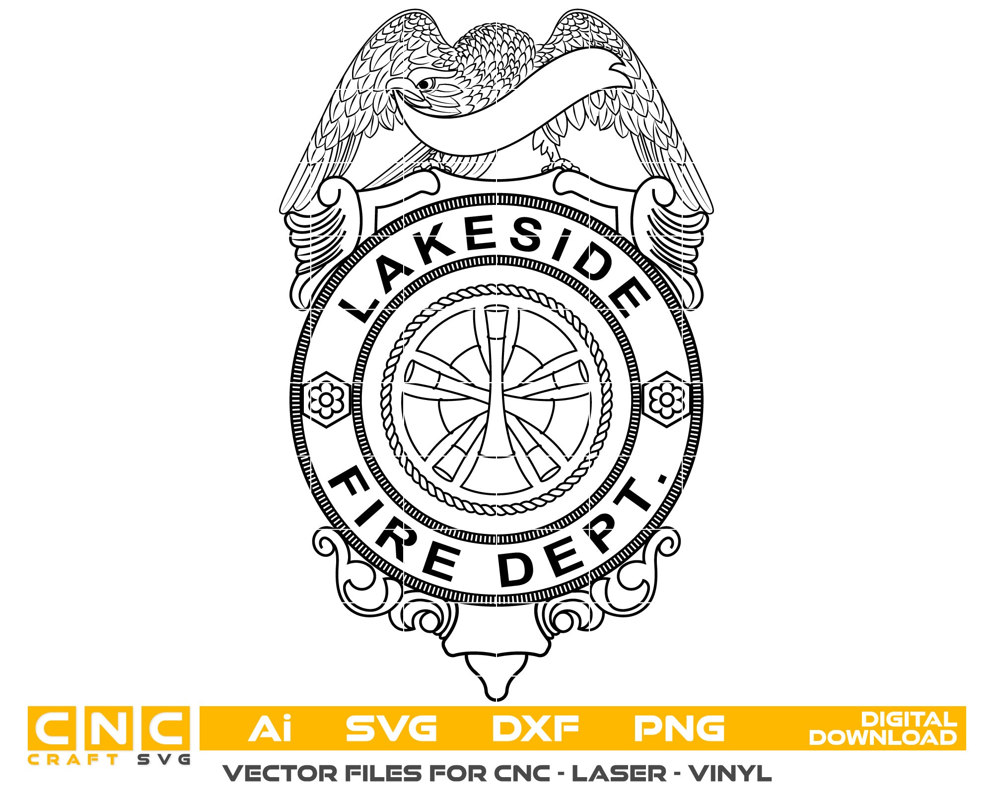 Lakeside Fire Dept Badge