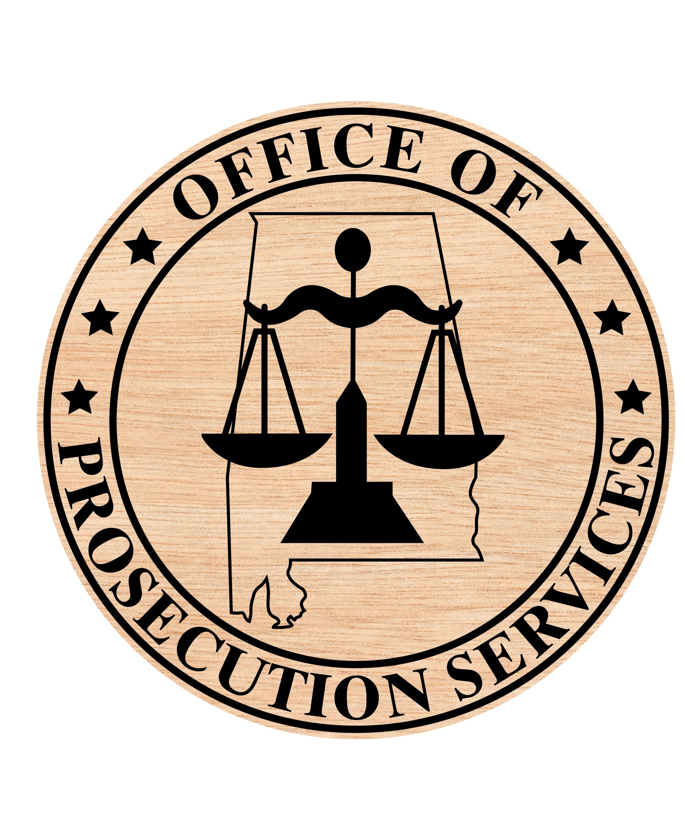 Prosecution Services Office Seal | SVG, AI, DXF, PNG Vector Art Download