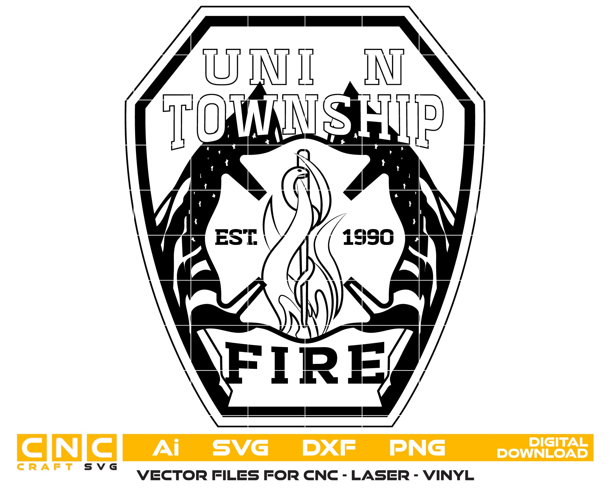 Union Township Clermont County Fire Department Badge