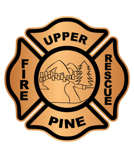Upper Pine River Fire Protection District Badge SVG - CNC Design