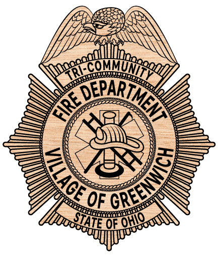 village of greenwich fire department badge svg, tri-community fire dept badge ohio svg, greenwich ohio firefighter badge vector, ohio fire department badge svg, greenwich tri-community fire rescue emblem svg