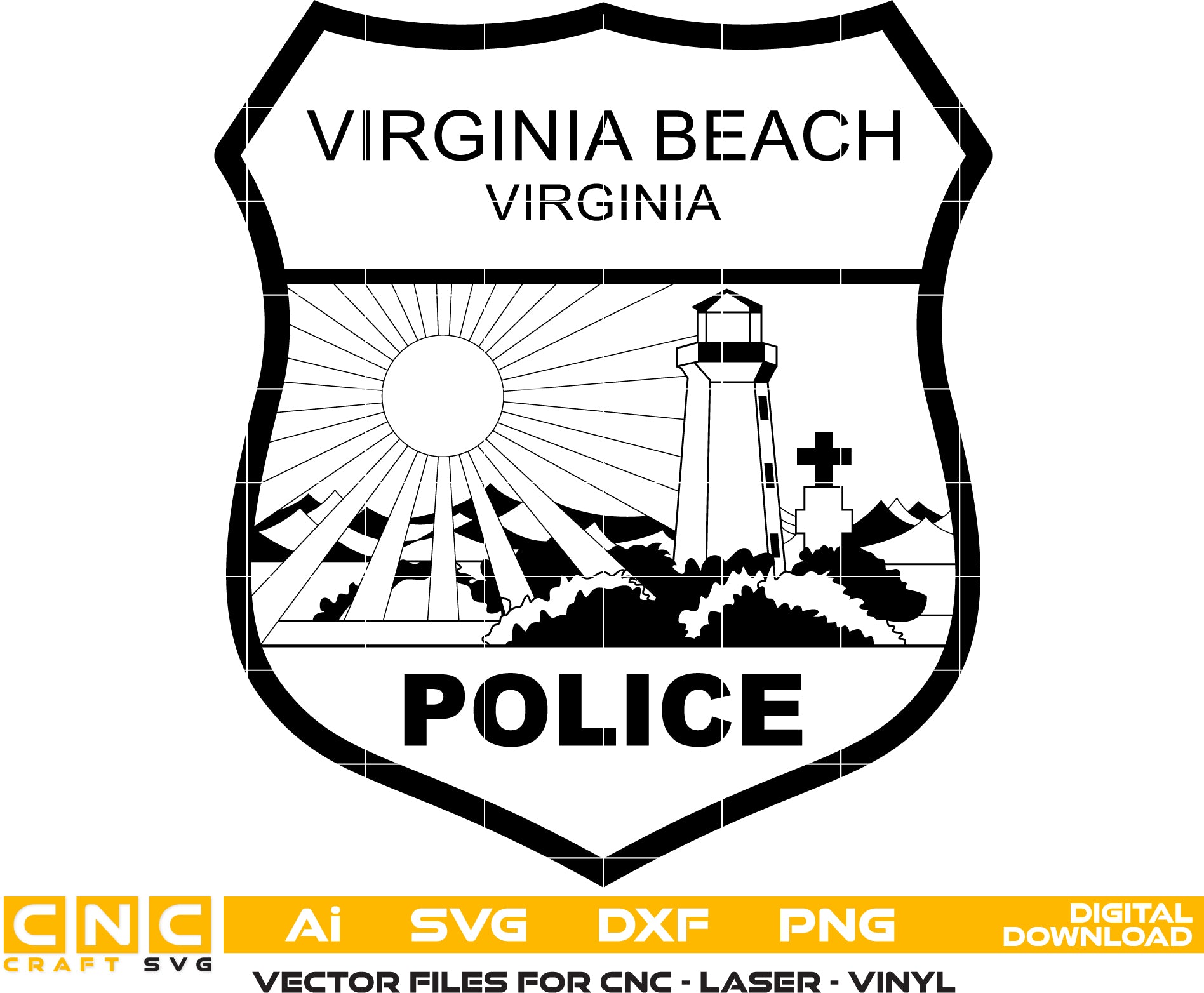 Virginia Beach Police Logo SVG
