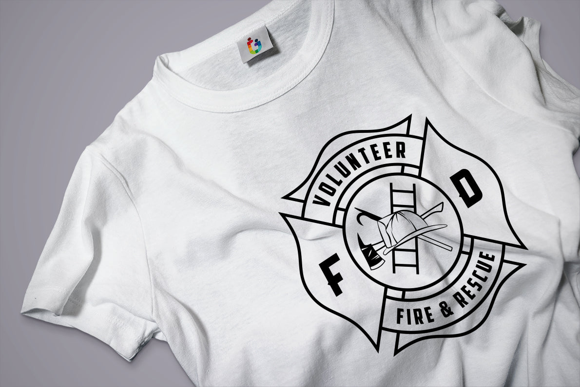 Volunteer Fire & Rescue Fire Department Logo