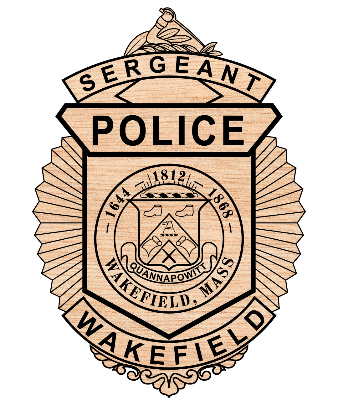 Wakefield Police Sergeant Badge