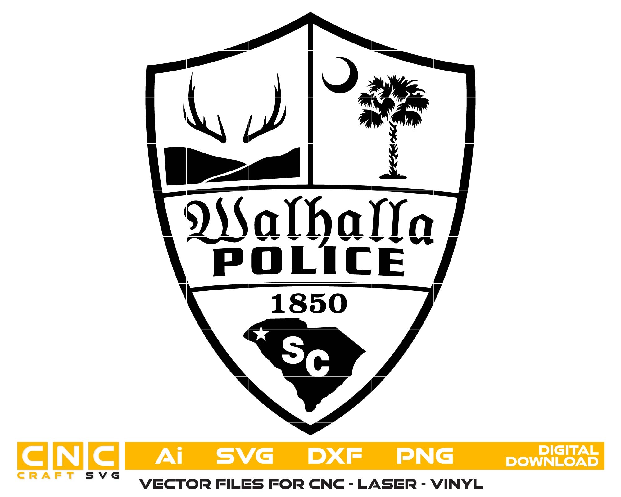 Walhalla Police Department Patch
