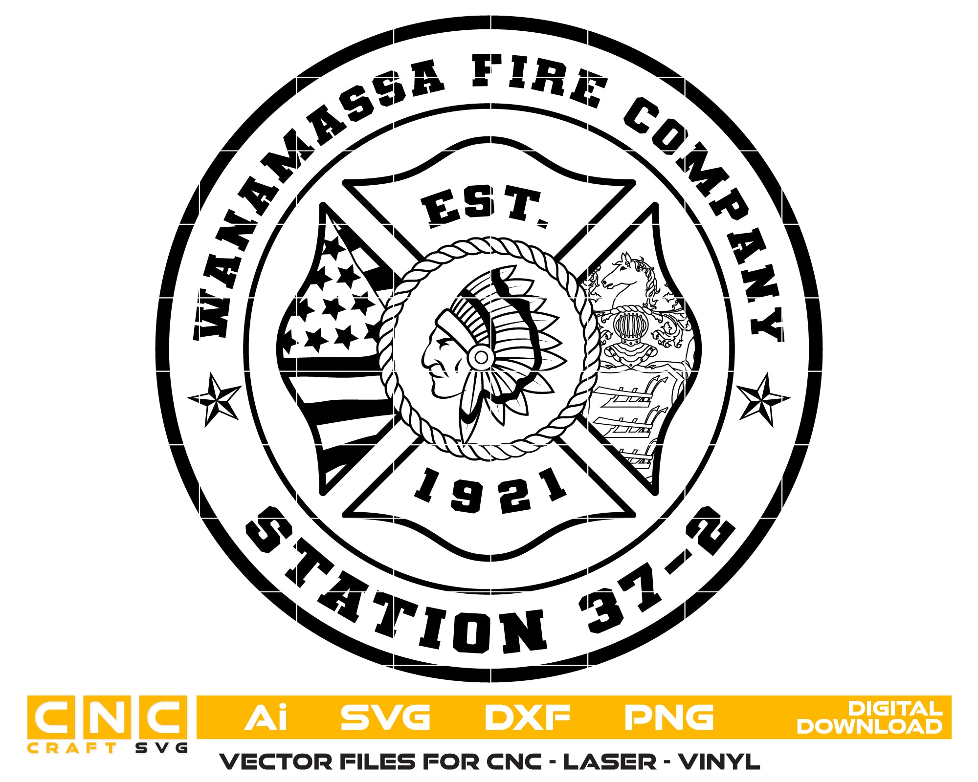 Wanamassa Fire Company Station Badge