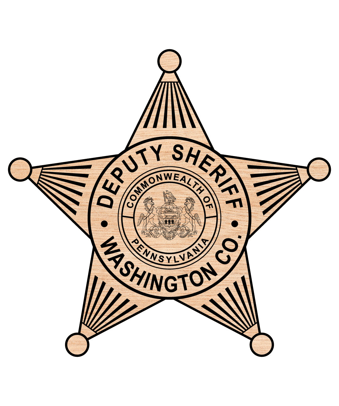 Washington County Deputy Sheriff Badge