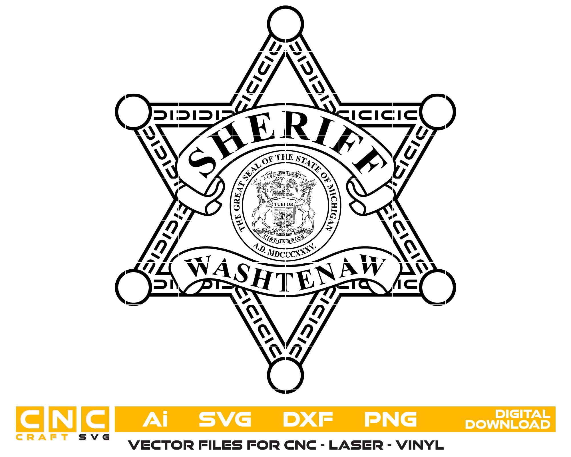 Washtenaw Michigan Sheriff Seal