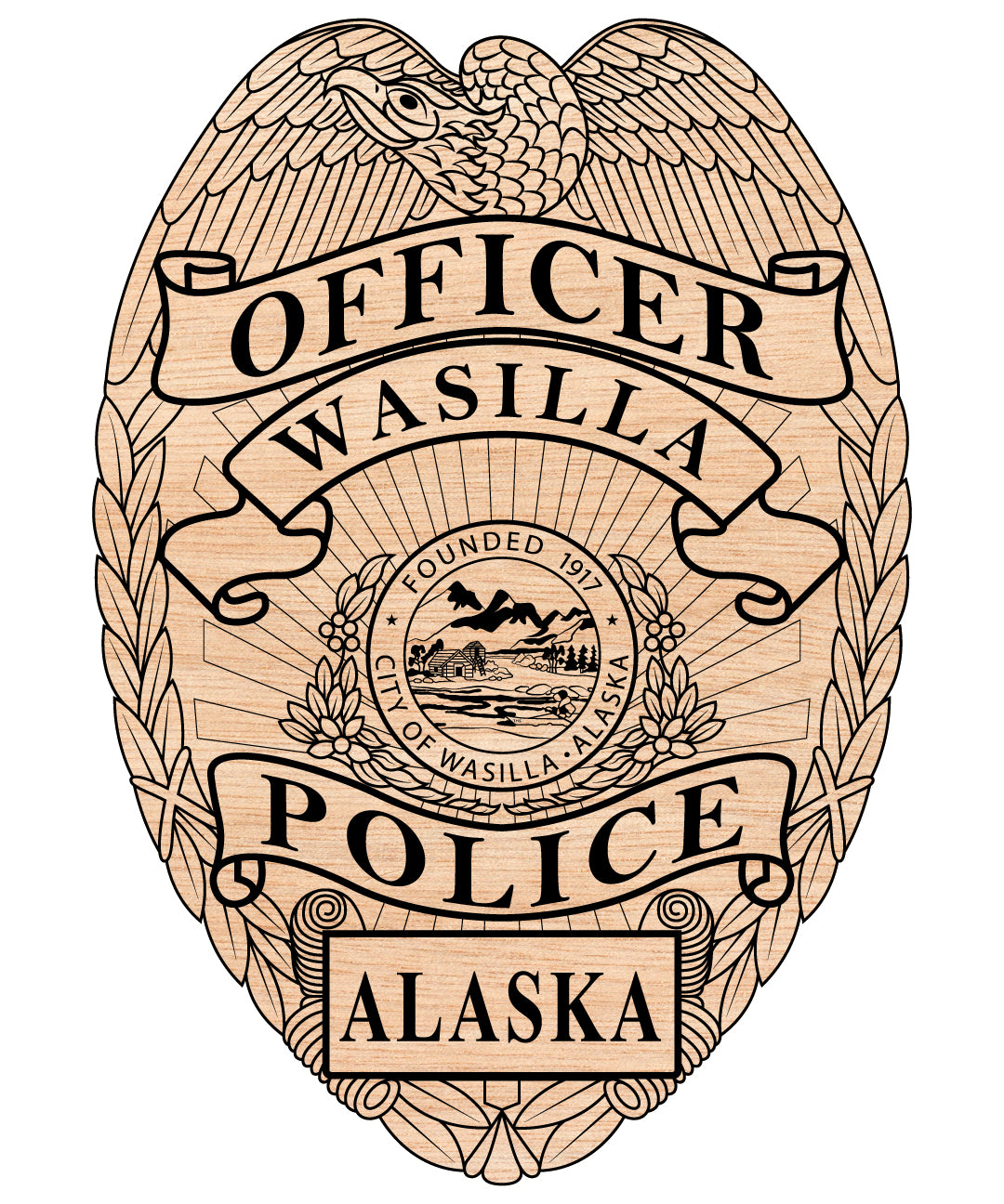 Wasilla Police Officer Badge