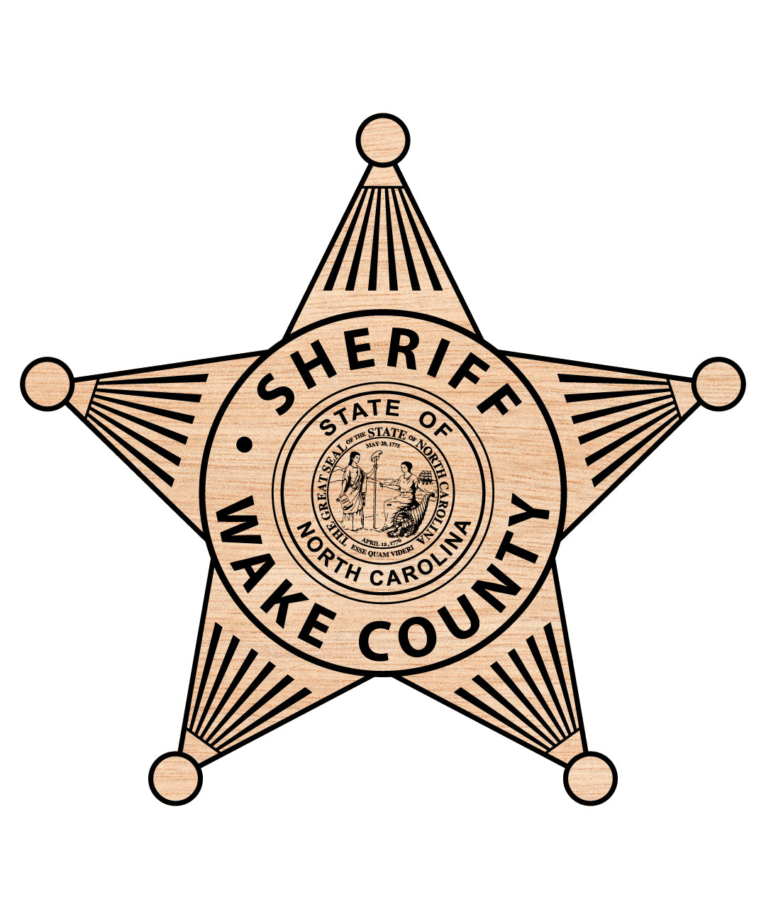 Wayne County NC Sheriff Badge