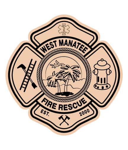 West Manatee Rescue Fire Badge