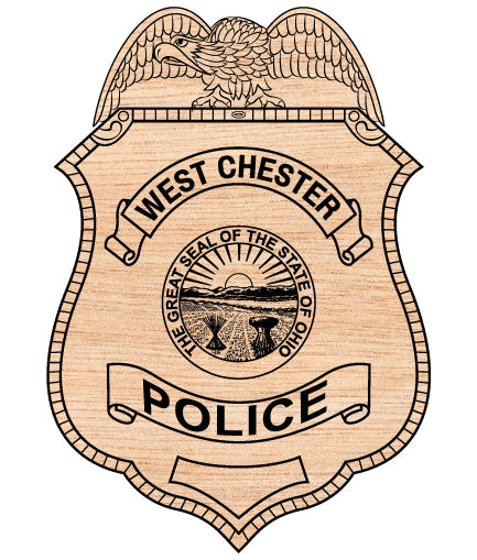 west chester police badge svg, west chester ohio police badge vector, west chester law enforcement svg emblem, ohio police badge svg, west chester police officer badge svg