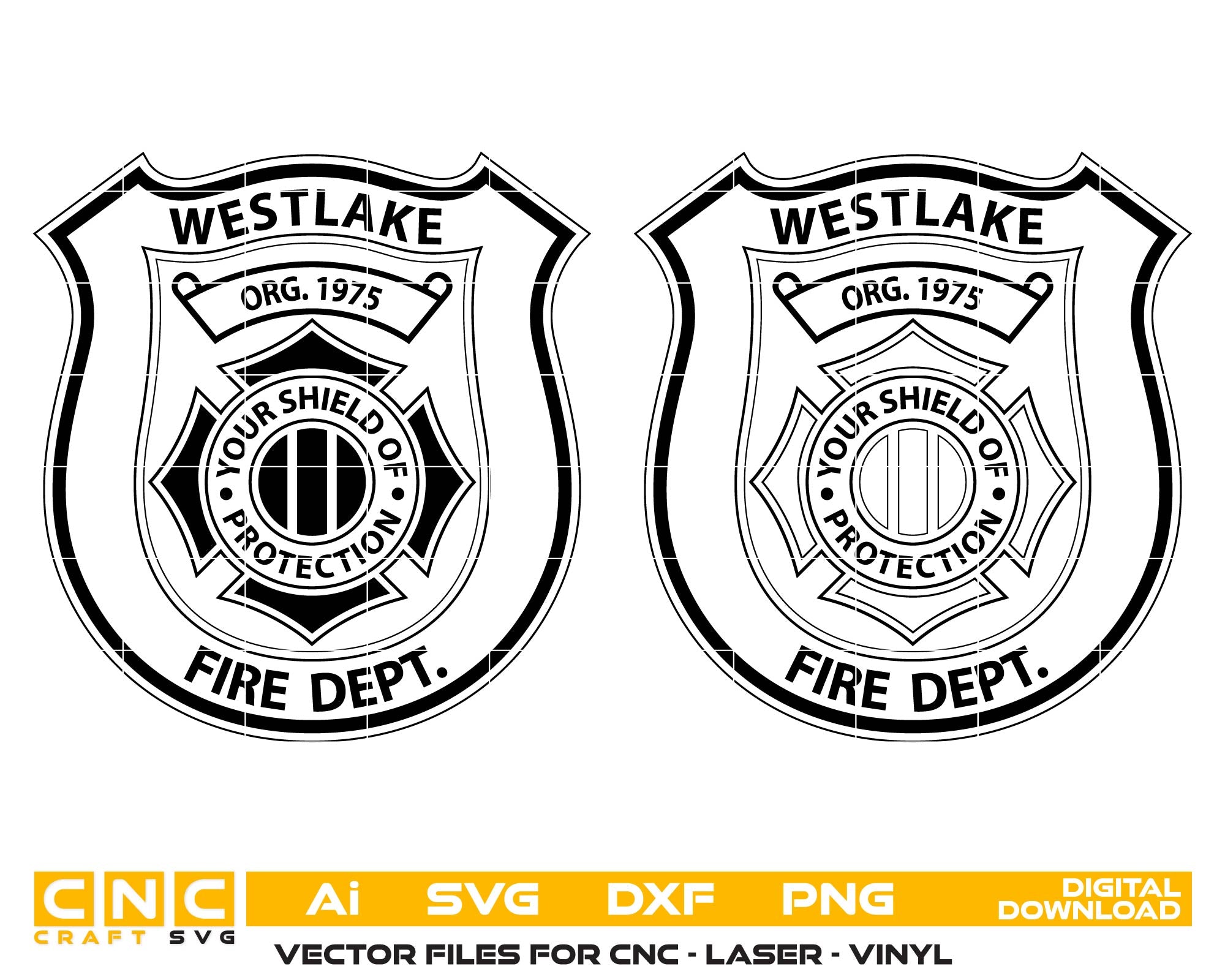 Westlake Fire Department Patch, Texas
