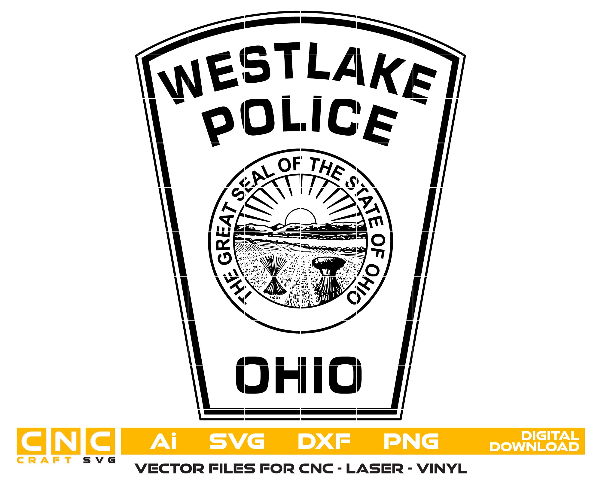Westlake Police Department Patch, Ohio