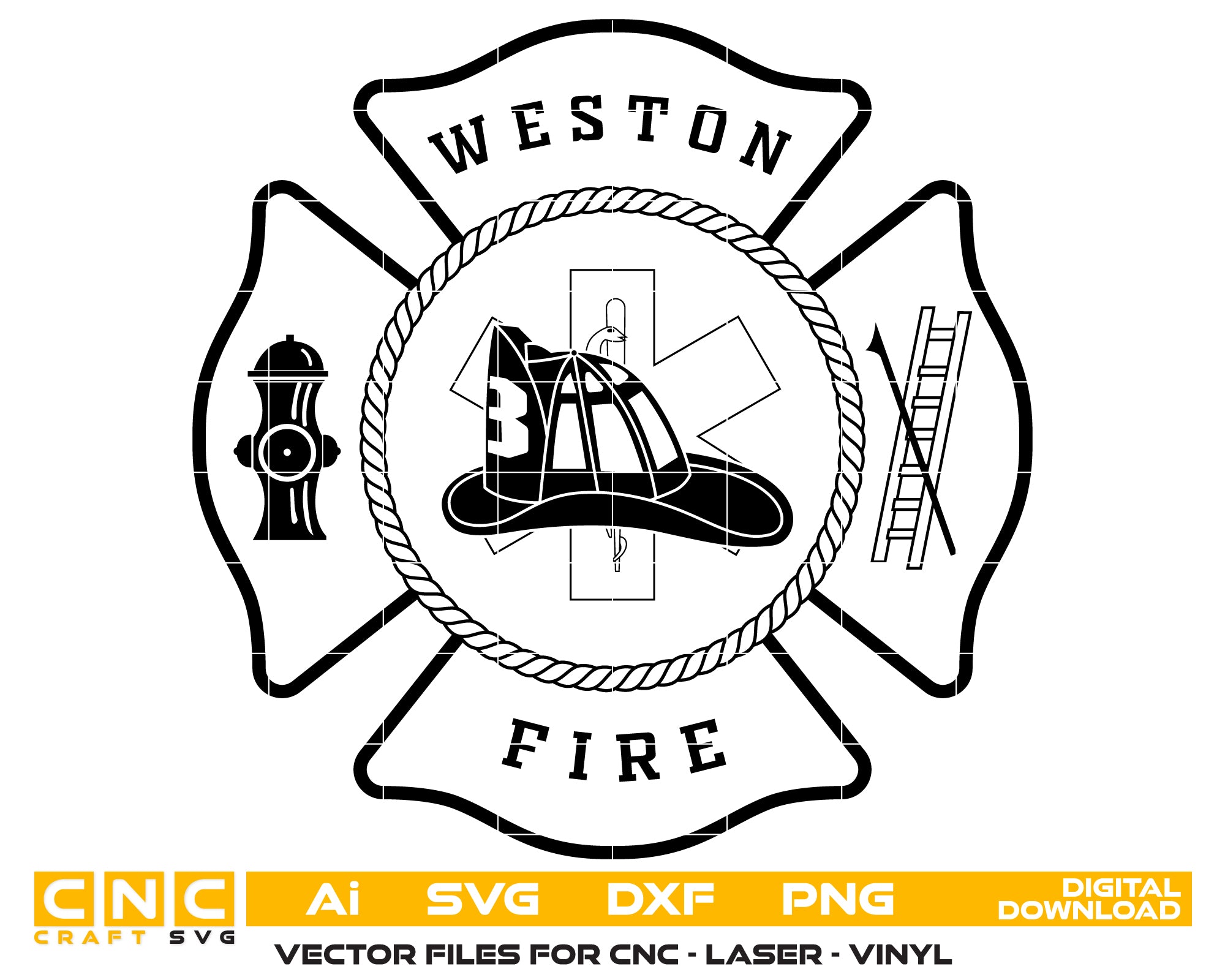 Weston Fire Department badge Svg
Fire Department badge
Weston Fire Badge Vector