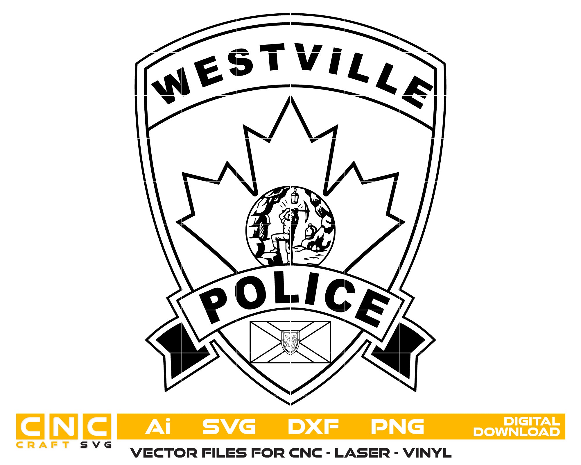 Westville Police Service Badge