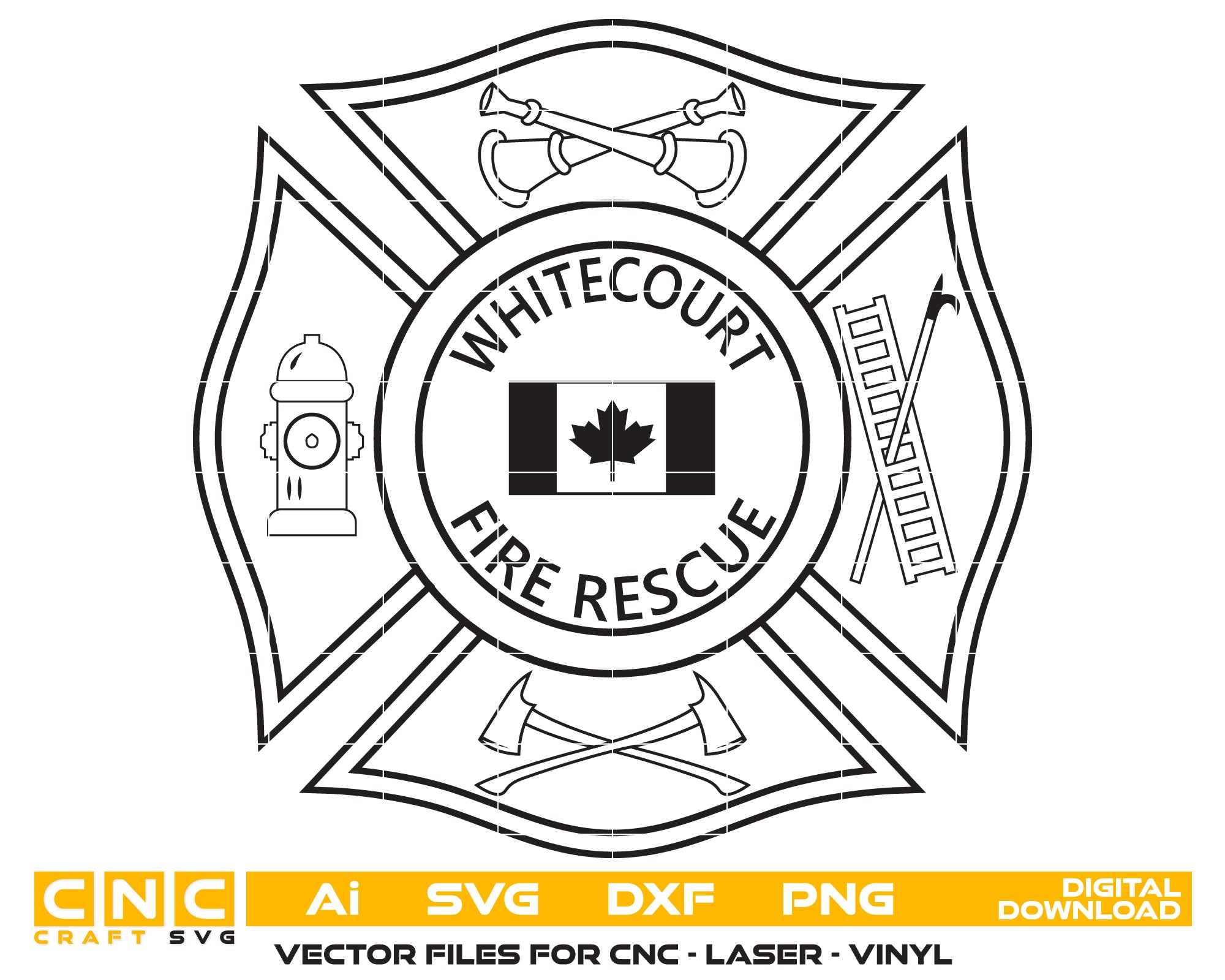 Whitecourt Fire Department Badge