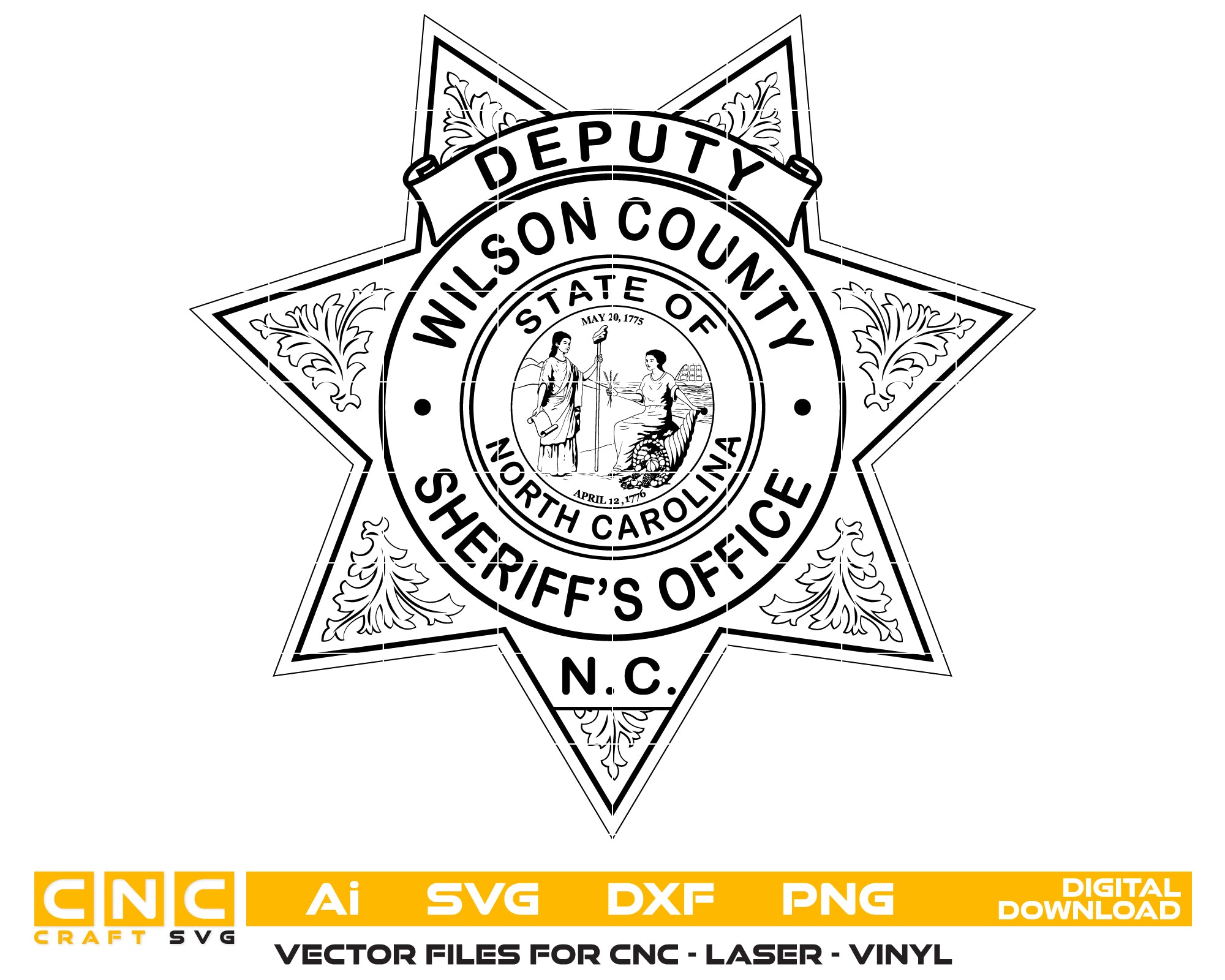 Wilson County Deputy Sheriff Badge