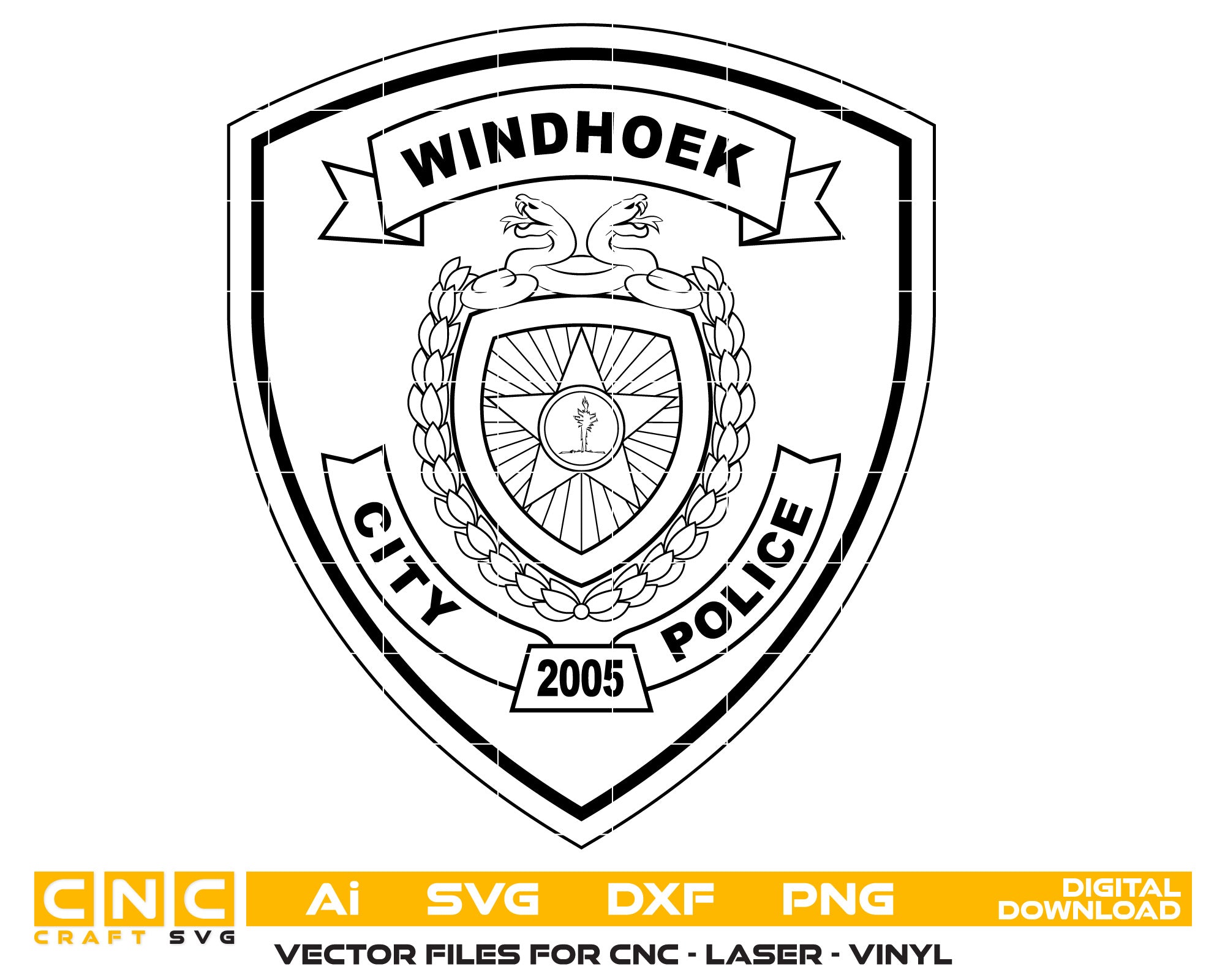 Windhoek City Police Badge