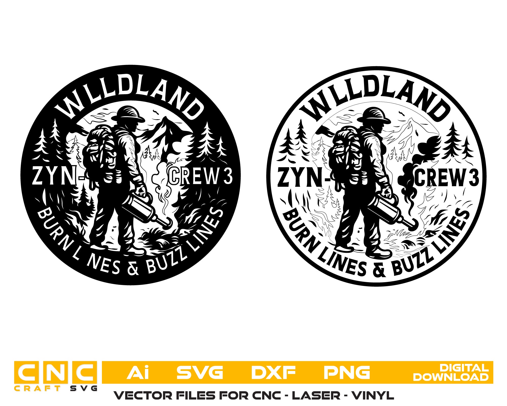 Wlldland Burn Lines & Buzz Lines Logo