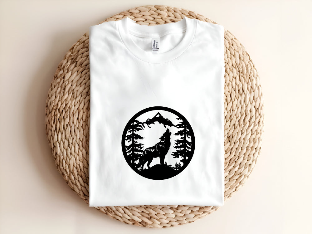 Wolf Silhouette Logo – Wildlife Vector Design File