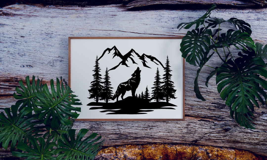 Wolf Silhouette VECTOR – Wildlife Design