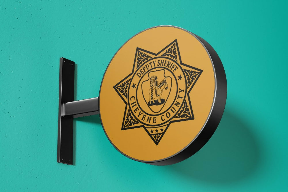 Cheyene County Deputy Sheriff Badge (2)