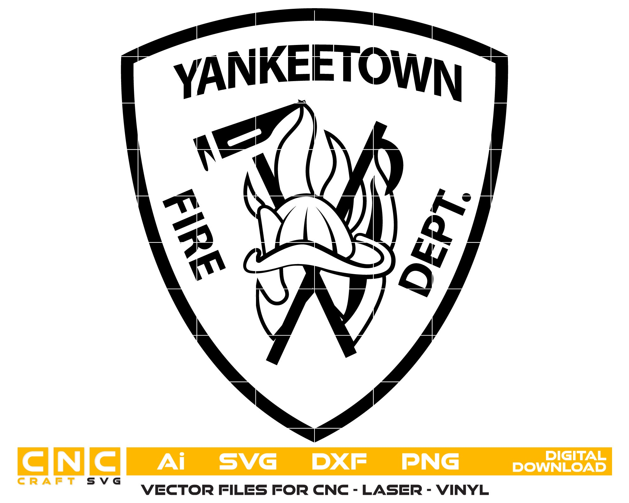Yankeetown Volunteer Fire Department Badge