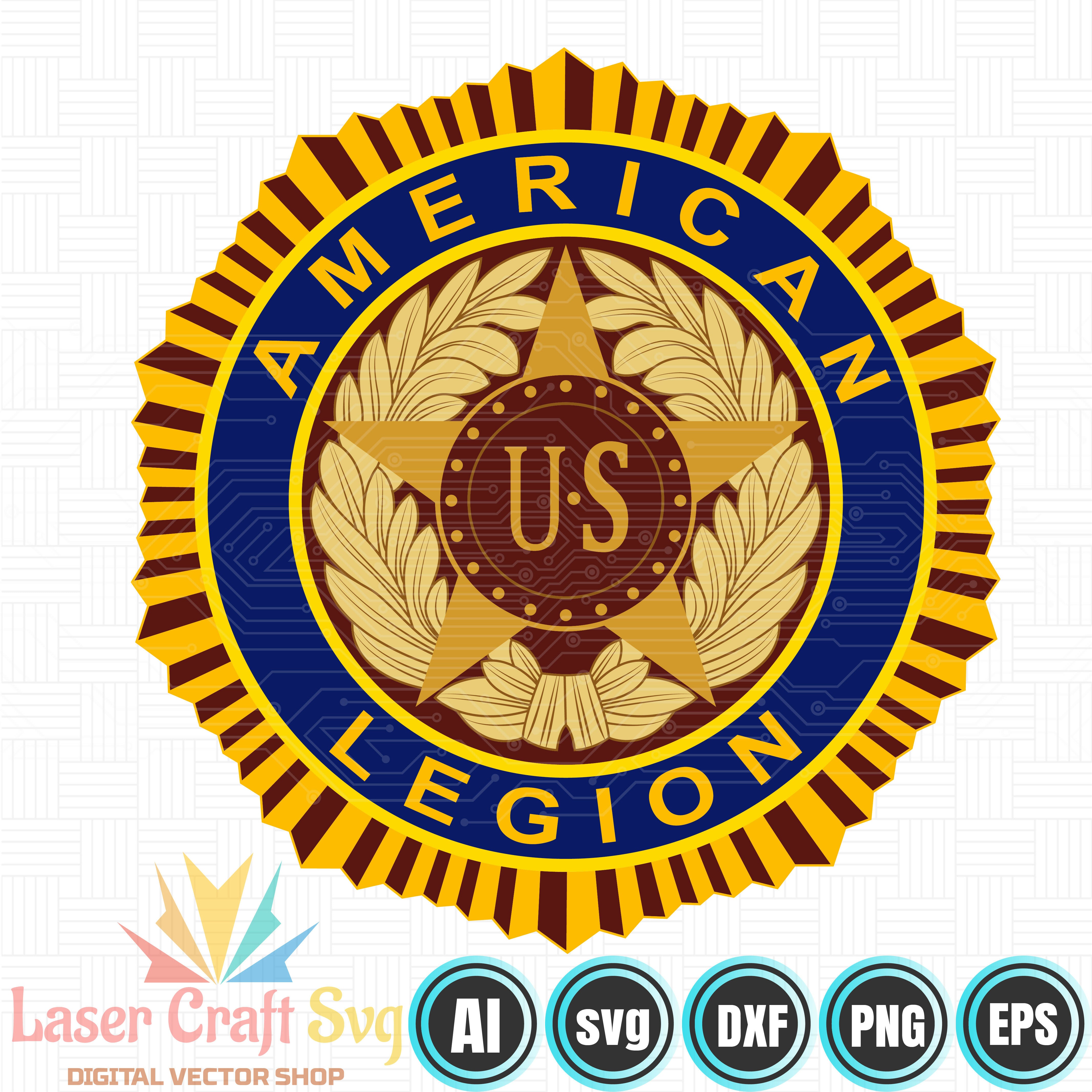 American Legion Seal Clean SVG-01
