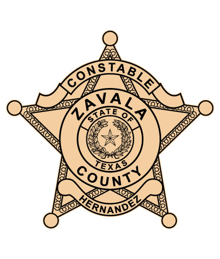 Zavala County Texas Constable Badge Vector Art – Digital Download