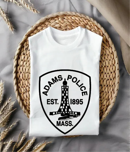 Adams Police Department Patch Massachusetts SVG Law Enforcement Vector