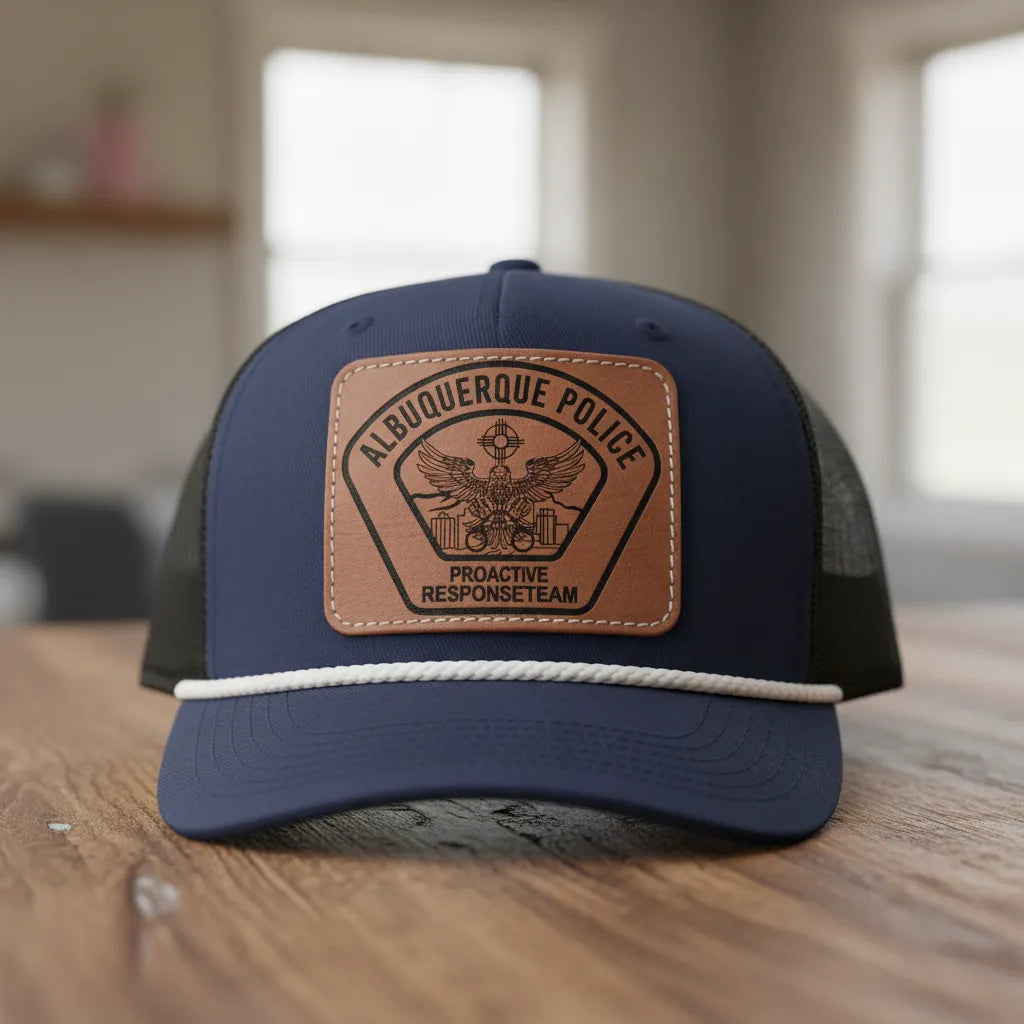 Albuquerque Police PRT Patch SVG
New Mexico Law Enforcement Vector Design
Eagle Handcuffs Police Patch Engraving File
Albuquerque NM Police Sign CNC File
Proactive Response Team Vector for Laser Cutting