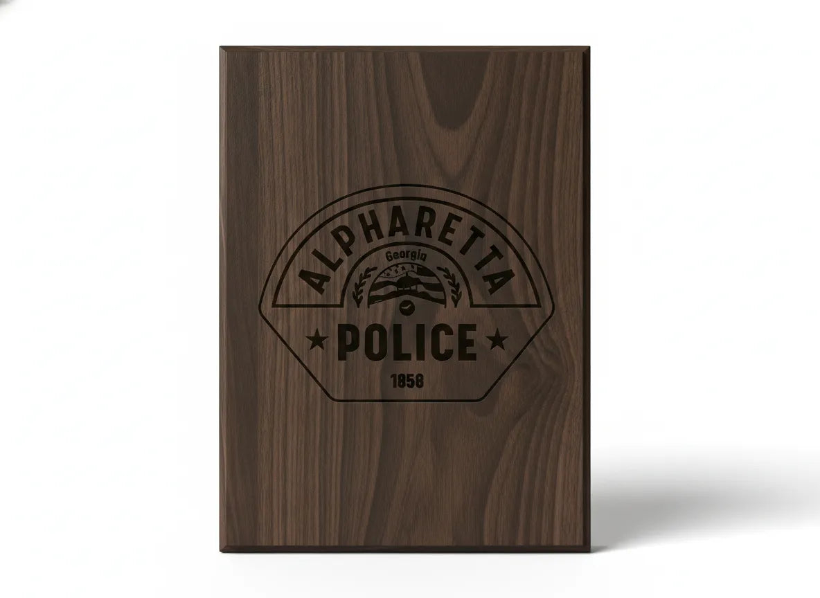 Alpharetta GA Police Department Patch SVG
Georgia Law Enforcement Patch Vector
American Flag Police Engraving File
Alpharetta Police 1858 Sign CNC File
Law Enforcement Patch Vector for Lasers