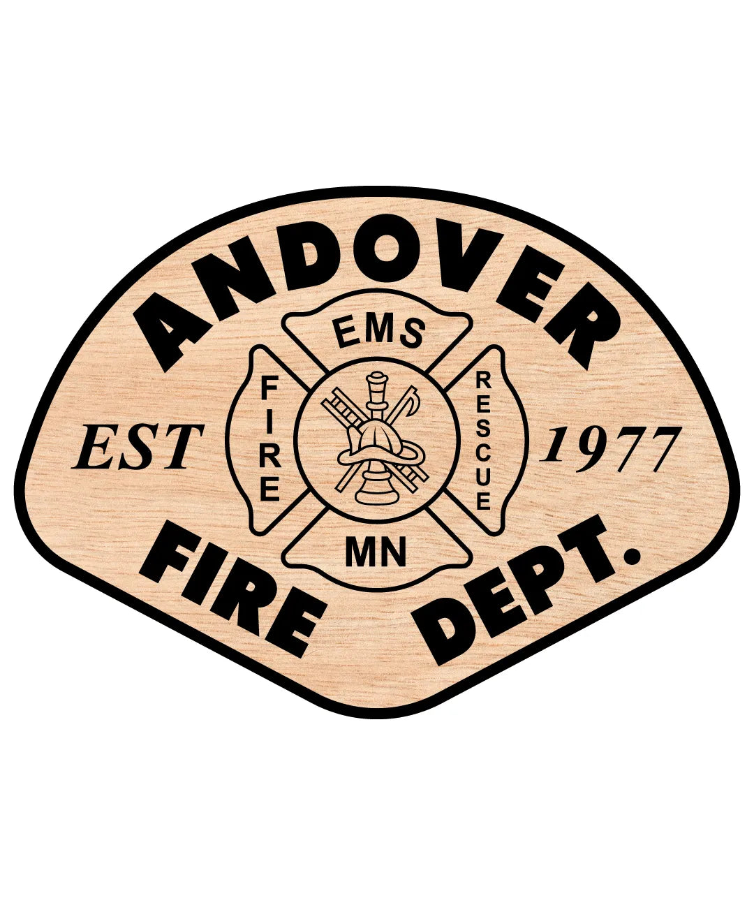 Andover Fire Department Logo SVG Minnesota Firefighter Vector