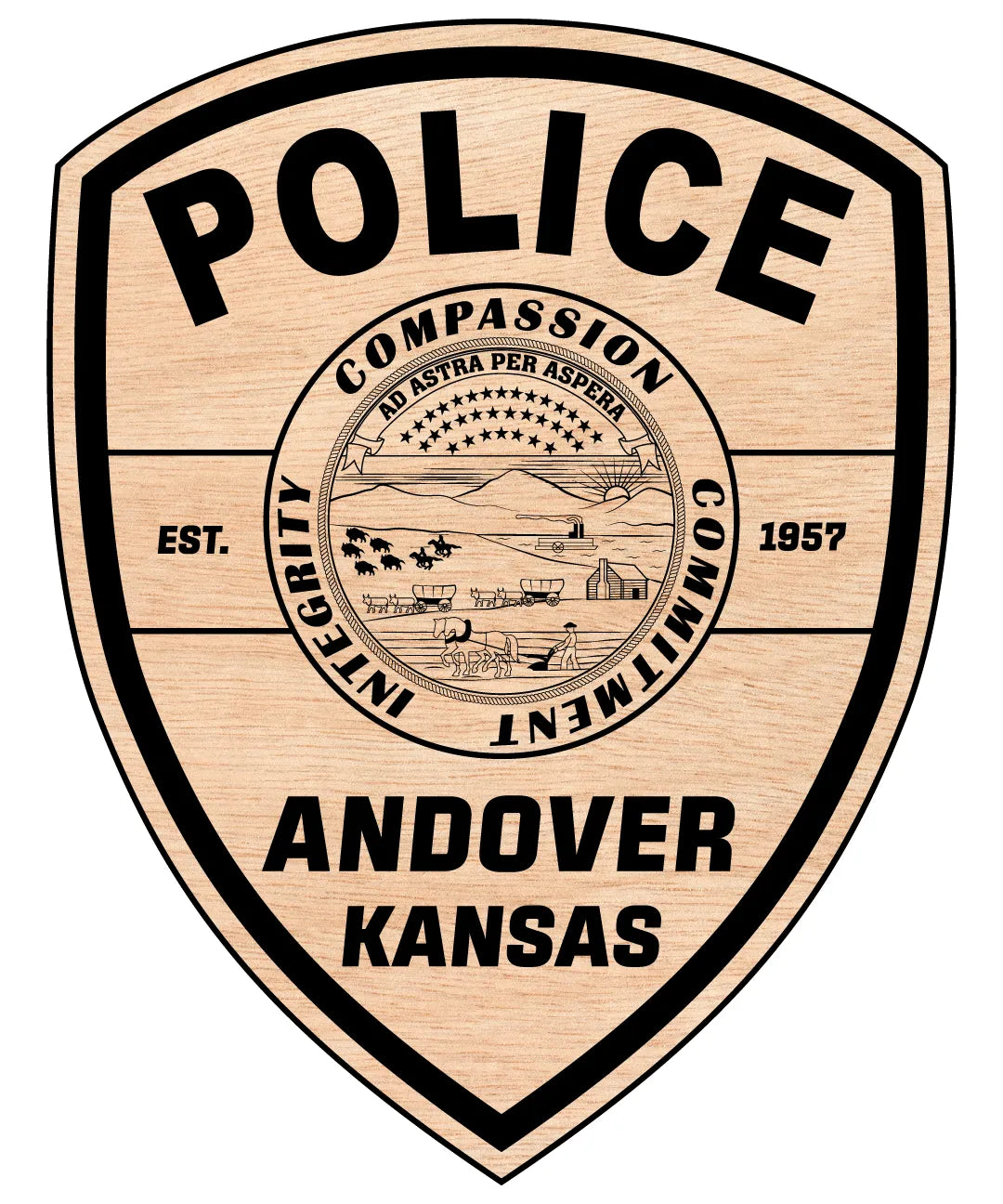 Andover Police Department Patch SVG Kansas Law Enforcement Vector