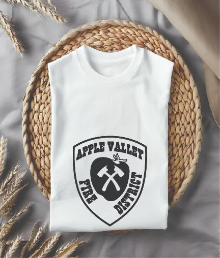 Apple Valley Fire Protection District Logo SVG Firefighter Vector