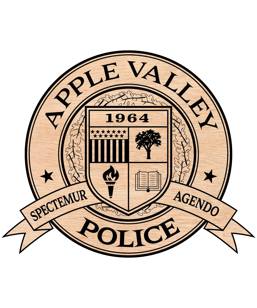 Apple Valley Police Department Logo SVG Minnesota Law Enforcement Vector