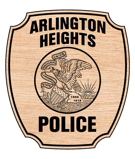 Arlington Heights Police Patch SVG Illinois Law Enforcement Vector