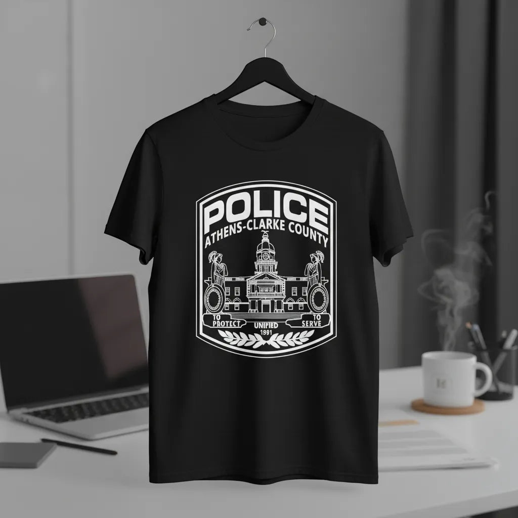 Athens Clarke County Police Patch SVG
Georgia Law Enforcement Vector Design
Unified Government Police Patch Engraving File
Athens GA Police Sign CNC File
Athens Arch Seal Vector for Laser Cutting