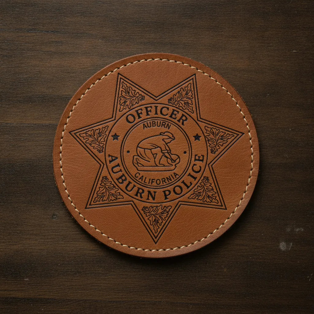 Auburn CA Police Officer Badge SVG
California Law Enforcement Star Vector
Gold Miner Seal Engraving File
Oak Leaf Police Badge Sign CNC File
Police Star Vector for Laser Engraving